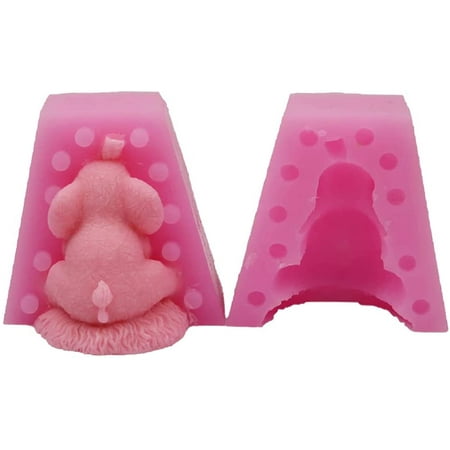 3D Circus Baby Elephant Silicone Mold For Shower Fondant CHOCOLATE Candy Cake De 
